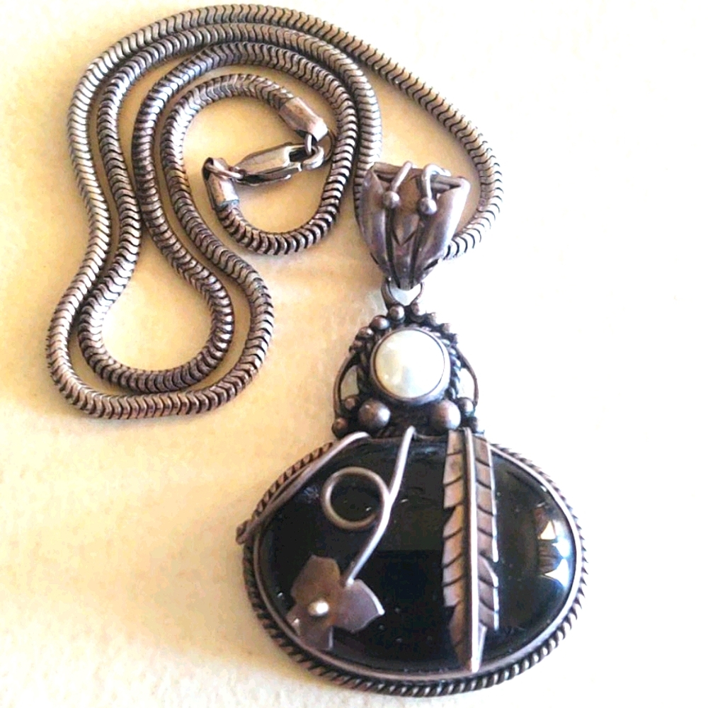 Ancient Echoes Antique Necklace